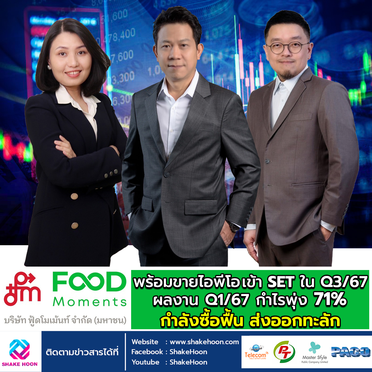 FM พร้อมขายไอพีโอ เข้า SET ใน Q3/67 ผลงาน Q1/67 กำไรพุ่ง 71% กำลังซื้อฟื้น-ส่งออกทะลัก